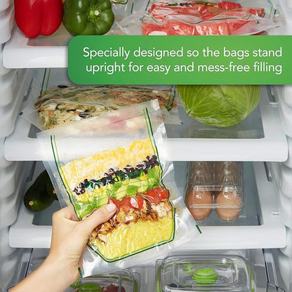 FoodSaver Vacuum Sealer Bags and Easy Fill Gallon Bags for Custom Fit Airtight Food Storage (Pack of 3, 10 Count)