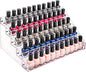 Nail Polish Organizer, 5 Layers Acrylic Display Rack, Cosmetics Storage, Unisex