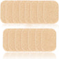 15 Piece Soap Savers Pads - Beige BPA Free Holder for Bar Soap, Non-Slip Self Draining Dish Lift for Shower, Kitchen, Bathroom - Tray Bulk Accessories