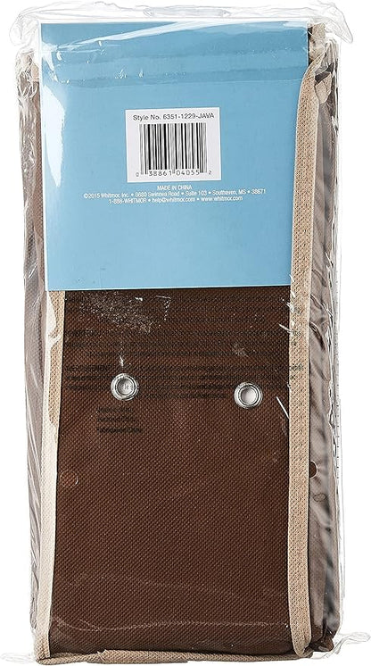 Whitmor Hanging Shoe Shelves - 10 Section - Closet Organizer - Java