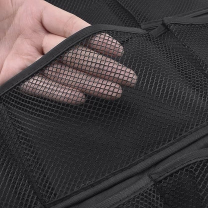 Oxford Hanging Closet Organizer for Underwear, Stocking, Bra and Sock, Dual-Sided Space Saving Storage Holder with 42 Pockets
