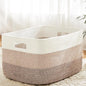 Artfeel Blanket Basket,Rectangle Woven Baskets for Storage,100L Laundry Basket for Decorative Nursery Blanket,Toys,Dirty Clothes and Magazine in Shelves,Baby Room,and Living Room