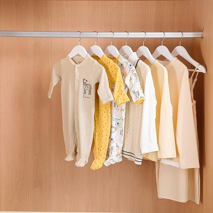 Kids Hangers, 20 Pack White Baby Hangers for Closet, Premium Children's Clothes Hangers with 360° Swivel Hook