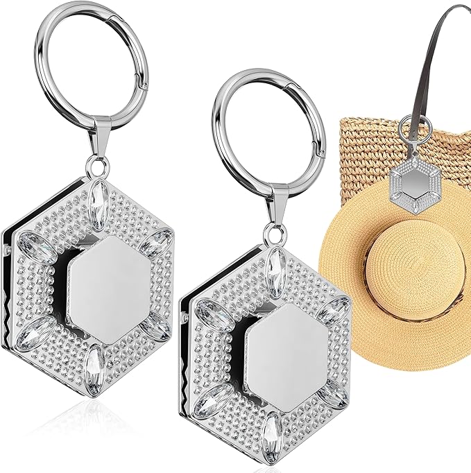 Hat Clip for travel - Hat Clip Storage, Hat Holder,Glass Holder Hooks Fits Bag Handbag Backpack Truck Vacation Beach Cruise Essentials Accessory