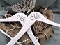 NAHANCO MRMRS20117WH Bridal Hanger Set, White Wood Hangers with Black Imprint (Mr. and Mrs.), 17” (2 Piece Set)
