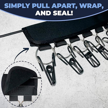 PackHatUSA The Original 18 Hat Organizer and Hat Rack for Your Closet - Transform Clothing Hangers into Hat Racks for Baseball Caps - Make Hat Storage Easy - Universal Fit Hat Holder