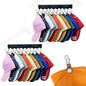 Perfect Curve Baseball Cap Hanger - Store 20 Caps with Button Clip Design, Silicone & Metal, Black, 2-Pack
