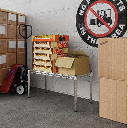 14" Deep x 30" Wide x 14" Height Wire Shelving Kit | 1-Tier | NSF Commercial Storage Rack Unit