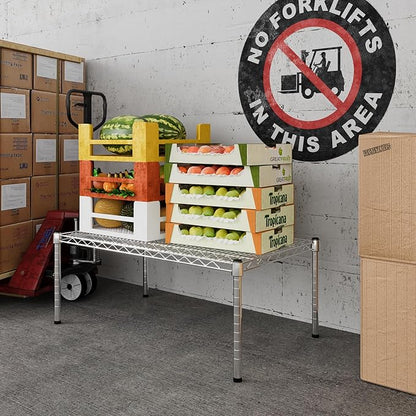 21" Deep x 36" Wide x 14" Height Wire Shelving Kit | 1-Tier | NSF Commercial Storage Rack Unit