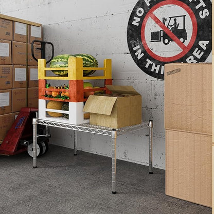 18" Deep x 30" Wide x 14" Height Wire Shelving Kit | 1-Tier | NSF Commercial Storage Rack Unit
