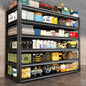 Heavy Duty Metal Garage Shelving Unit, 6-Tier Adjustable Storage Shelves, 3600LBS Load Capacity Utility Shelf, Ideal for Garage, Basement, Warehouse, Pantry, Tool Organization, 47.3" W, Black