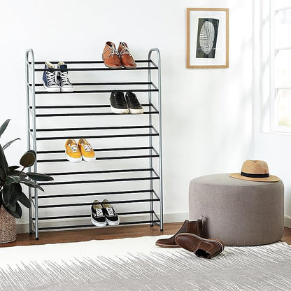 Whitmor 8 Tier Shoe Tower - 40 Pair - with Non-Slip Racks