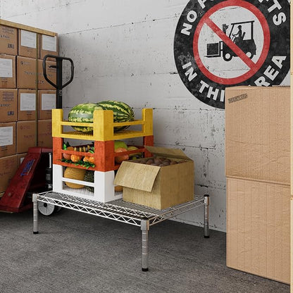 21" Deep x 30" Wide x 8" Height Wire Shelving Kit | 1-Tier | NSF Commercial Storage Rack Unit