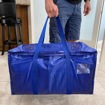 Storage Totes Moving bags, 8 Pack, College Packing Bags For Moving Clothes, Extra Large Storage Totes, Moving Supplies For Space Saving And Packing