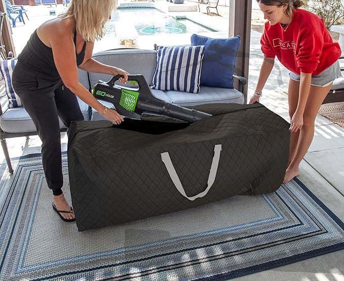 Simple Living Solutions 75 Gallon Rolling Storage Bag with Wheels, Heavy Duty Quilted Extra Large Moving & Storage Tote, Collapsible Zippered Storage Bag for Clothes, Bedding & Holiday Decor