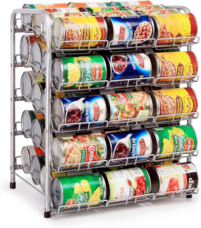 Can Organizer for Pantry, Can Rack Can Storage Dispenser for Canned Food (5 tiers)