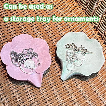 Soap Dish Soap Holder Self-Draining Soap Dish, Resin Bar Soap Holder, Ginkgo Leaf Shape Soap Tray Soap Saver for Bathroom,Kitchen,Sink,Bathtub, Easy Cleaning and Keep Dry