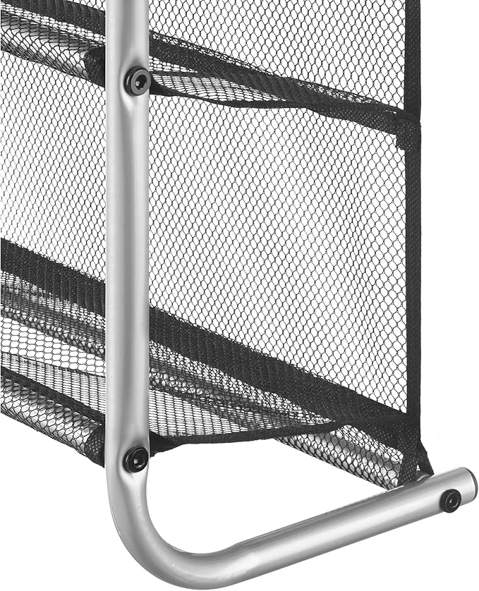 12 Tier Over-The-Door Shoe Organizer Rack - Holds 36 Pairs, Space-Saving Metal Storage for Closet, Bedroom - Durable Gray Shoe Shelf for Men & Women