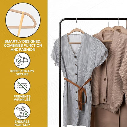Techzoo 50 Pack New Premium Quality Velvet Hangers Ultra Thin Non Slip Adult Felt Space Saving Hangers for Closet Heavy Duty Coat Pants Dress Hangers 360° Swivel Hook Hold Upto 10 lbs Warm Taupe