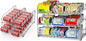 SimpleHouseware Beverage Can Dispenser Rack + Stackable Can Rack Organizer, Chrome
