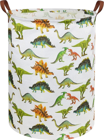 Dinosaur Kids Laundry Hamper Baby Laundry Basket Cute Kids Hamper Toy Storage Bin Boys Hamper and Girls Dinosaur Room Decor(Toy Dinosaur)