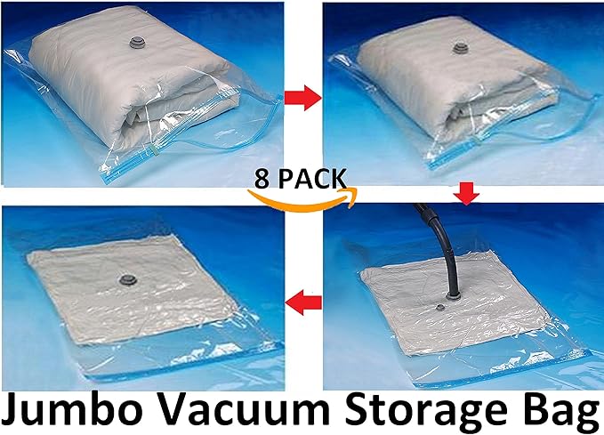 10 Pack Premium Extra Large Vacuum Storage Space Saver Compress Bags 36X28 Inches
