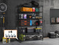 72" Storage Shelves Heavy Duty Shelving Loads 500/2100Lbs, 6 Tier Metal Utility Shelf Rack, Wide Garage Shelving, Adjustable Storage Shelves for Garage Basement Warehouse