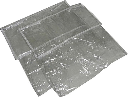 Zippered Vinyl Storage Bag, Large, 23x23x12 Inch, Set of 2, AK Plastics by AntiqueKitchen