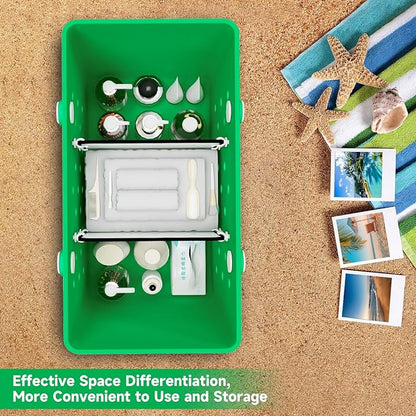 2PCS Divider Tray for Bogg Bags - Organize & Divide Space with Bogg Bag Accessories Inserts (Black)