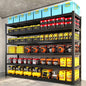 82''H Garage Shelving,3960LBS Heavy Duty Garage Shelving,45"W Industrial Shelving,Adjustable Storage Shelf Unit with Double Layer Posts for Garage,Basement,Warehouse,Commercial,Black 6 Tier
