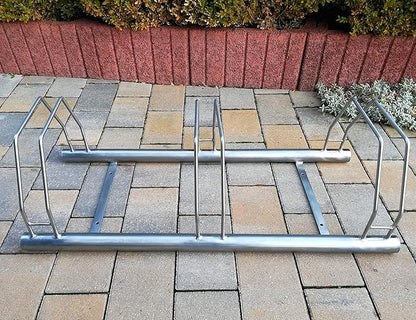 Namor Bicycle Stand for 3 Bikes Stainless Steel | Ironing Parker | Bicycle Holder | For Floor and Wall Mounting