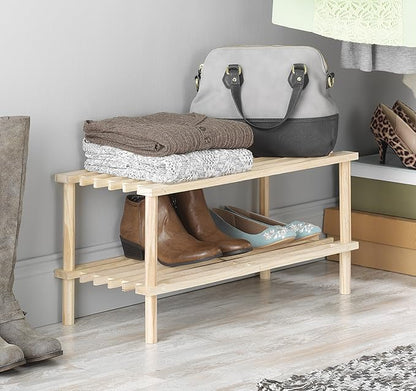 Whitmor 2 Tier Wood Household Shelves (6026-3562)