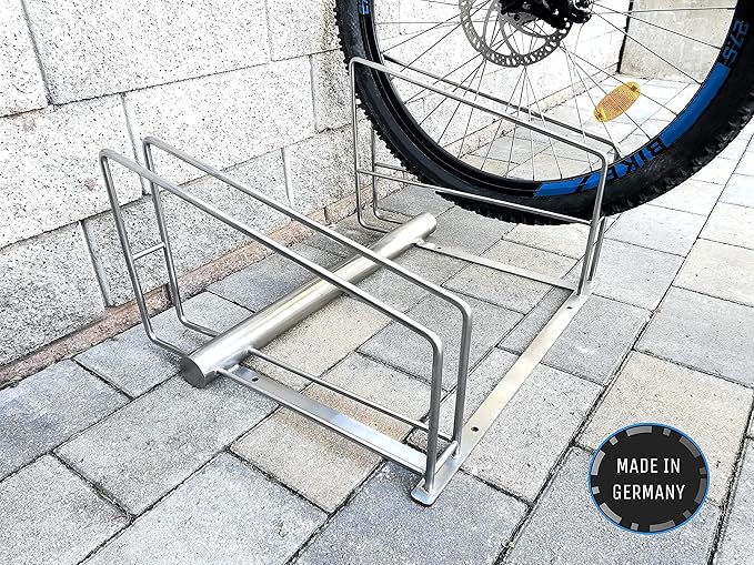 NAMOR Ironing Parker for 2 Bicycles Stainless Steel Bicycle Stand Made in Germany